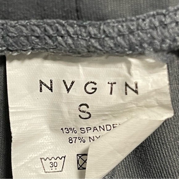 EUC NVGTN Women’s Grey Elastic Waist Drawstring Joggers Size Small - Picture 7 of 7
